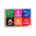 Pack de 6 sellos motivación español