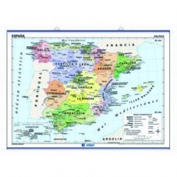 Mapa mural España Autonomías