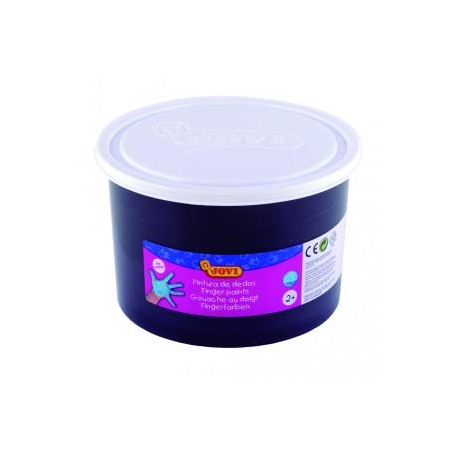 Pintura dedos 500 ml Jovi negro