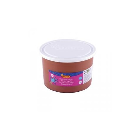 Pintura dedos 500 ml Jovi marrón