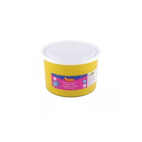 Pintura dedos 500 ml Jovi amarillo