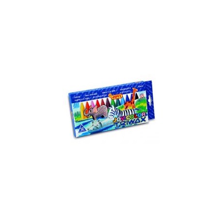ESTUCHE 12 CERAS JOVICOLOR TRIWAX