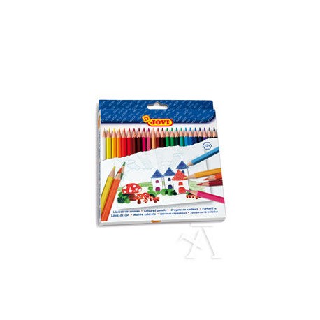 lapiz madera jovi colores 24 