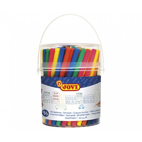 ROTULADORES JOVI 96 UNIDADES COLORES SURTIDOS