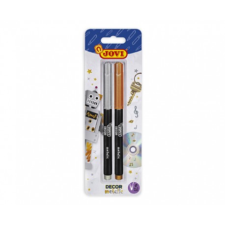 JOVIDECOR ROTULADOR METALLIC BLISTER 2