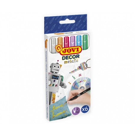 JOVIDECOR CERAS GLASS COLORES SURTIDOS PACK 6