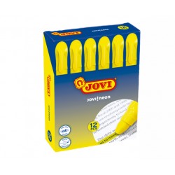 JOVI NEON MARCADORES GEL AMARILLO PACK 12