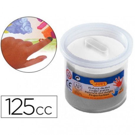 PINTURA DE DEDOS 125 ML BLANCO