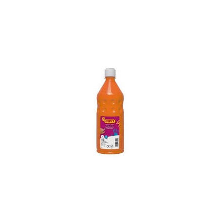 BOTELLA PINTURA DEDOS NARANJA
