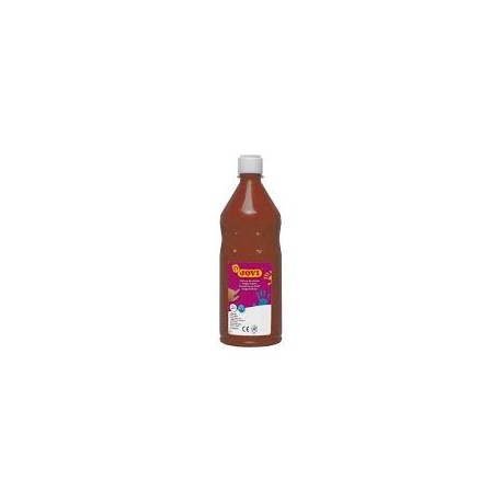 BOTELLA PINTURA DEDOS MARRON