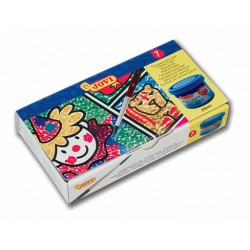 SET TEMPERA 7 BOTES + PINCEL