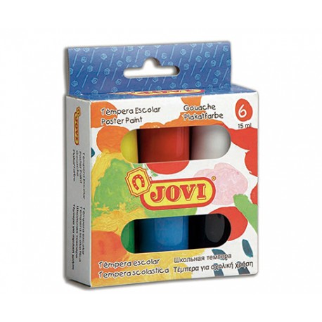 SET TEMPERA 6 BOTES 