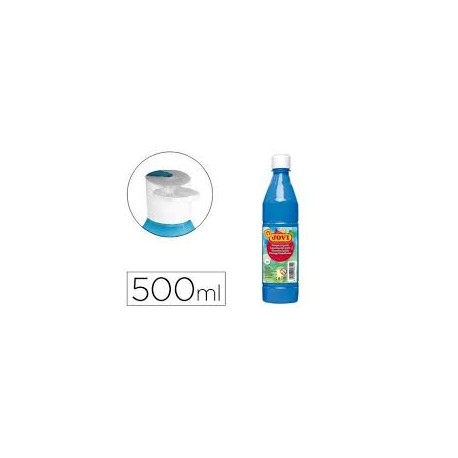 JOVI TEMPERA LIQUIDA 500 ML AZUL CYAN