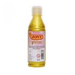 JOVI TEMPERA GLITTER 250 ML AMARILLO