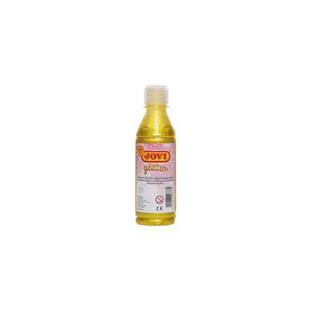 JOVI TEMPERA GLITTER 250 ML AMARILLO