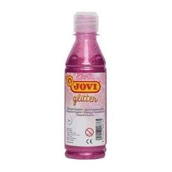 JOVI TEMPERA GLITTER 250 ML ROSA