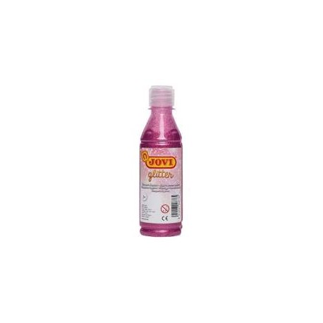 JOVI TEMPERA GLITTER 250 ML ROSA