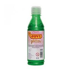 JOVI TEMPERA GLITTER 250 ML VERDE
