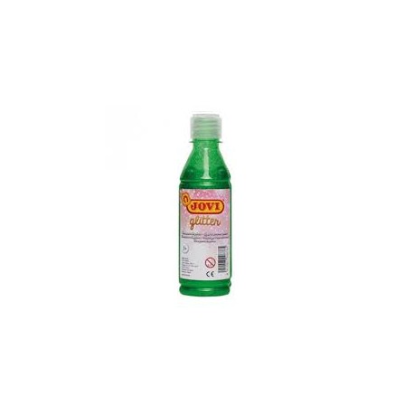 JOVI TEMPERA GLITTER 250 ML VERDE