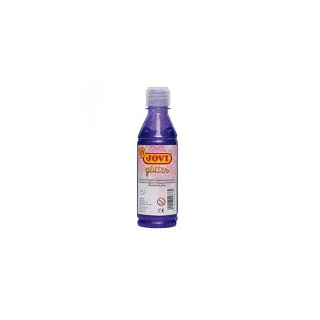 JOVI TEMPERA GLITTER 250 ML VIOLETA