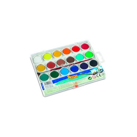 JOVI ACUARELA 22MM 18 COLORES