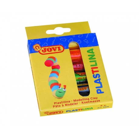 JOVI PLASTILINA 15 GR ESTUCHE 6