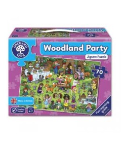 Puzzle Woodland Party (70 piezas)