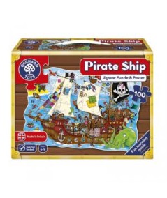 Puzzle Barco Pirata (100 piezas)