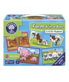 Puzzle progresivo Farm 4 in a Box