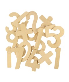 PLANTILLA NUMEROS MADERA