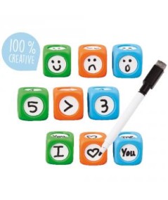 Set 3 dados reescribibles