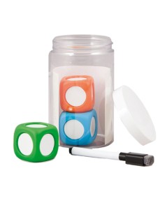 Set 3 dados reescribibles