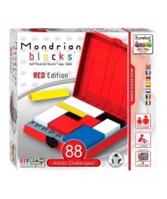 Mondrian blocks edición roja juego de lógica