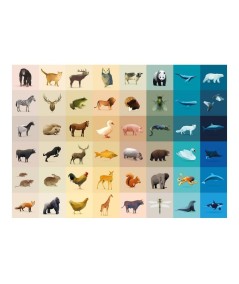 Puzzle fauna 1000 piezas