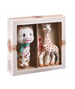 Mi primer set Sophie la Girafe con sonajero peluche Cri-Cri