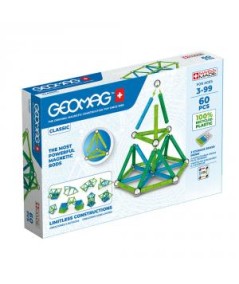 Construcción magnética Geomag Green (60 piezas)