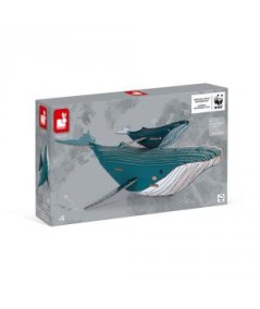 Puzzle 3D ballena WWF