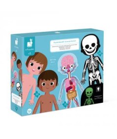 Puzzle educativo cuerpo humano 50-75-100 pzas
