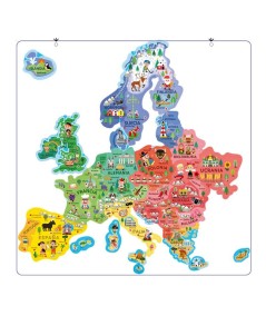 Mapa magnético Europa en español