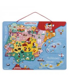 Puzzle magnético Península Ibérica 60 pzas.