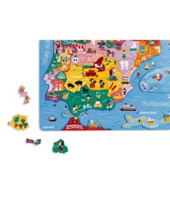 Puzzle magnético Península Ibérica 60 pzas.