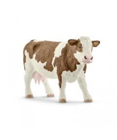 Vaca de raza Fleckvieh. Schleich