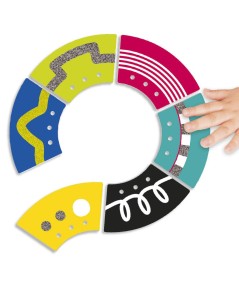 Tacto fichas para enlazar recorridos