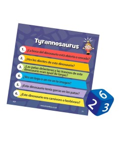 Brainbox dinosaurios juego memoria