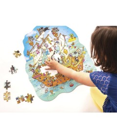 Puzzle Barco Pirata (100 piezas)