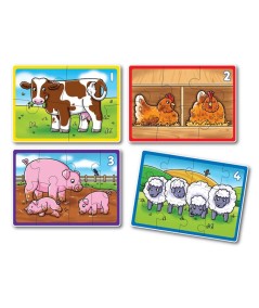 Puzzle progresivo Farm 4 in a Box