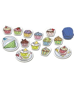 Where is my Cupcake juego de asociación