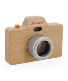 CAMARA DE FOTOS MADERA CON SONIDO Y LUZ