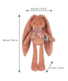 PELUCHE CONEJITO ROJIZO 25 CM