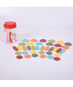 SET PIEDRAS JUNIOR COLORES TIERRA